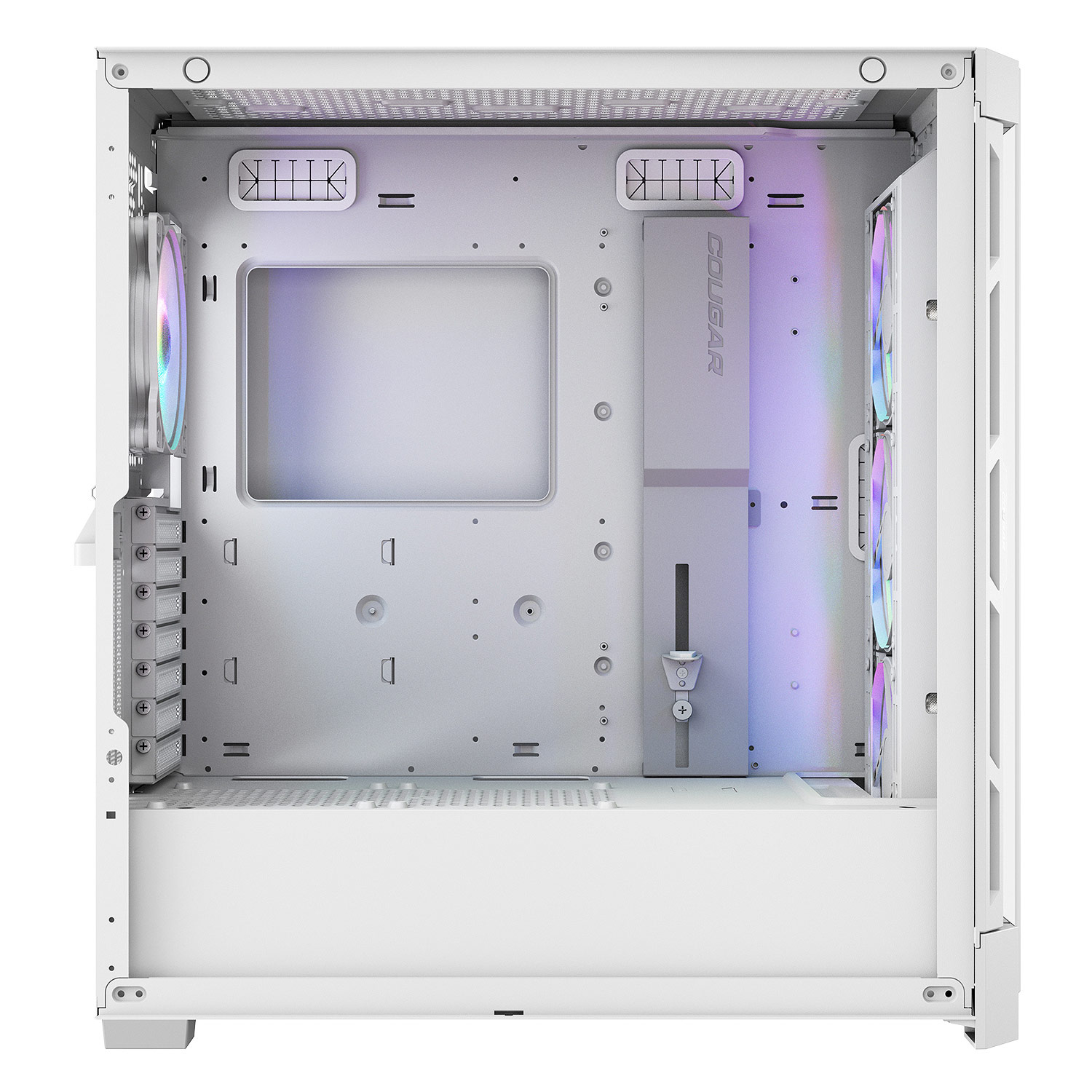 Кутия COUGAR DUOFACE PRO White RGB Mid-Tower Case