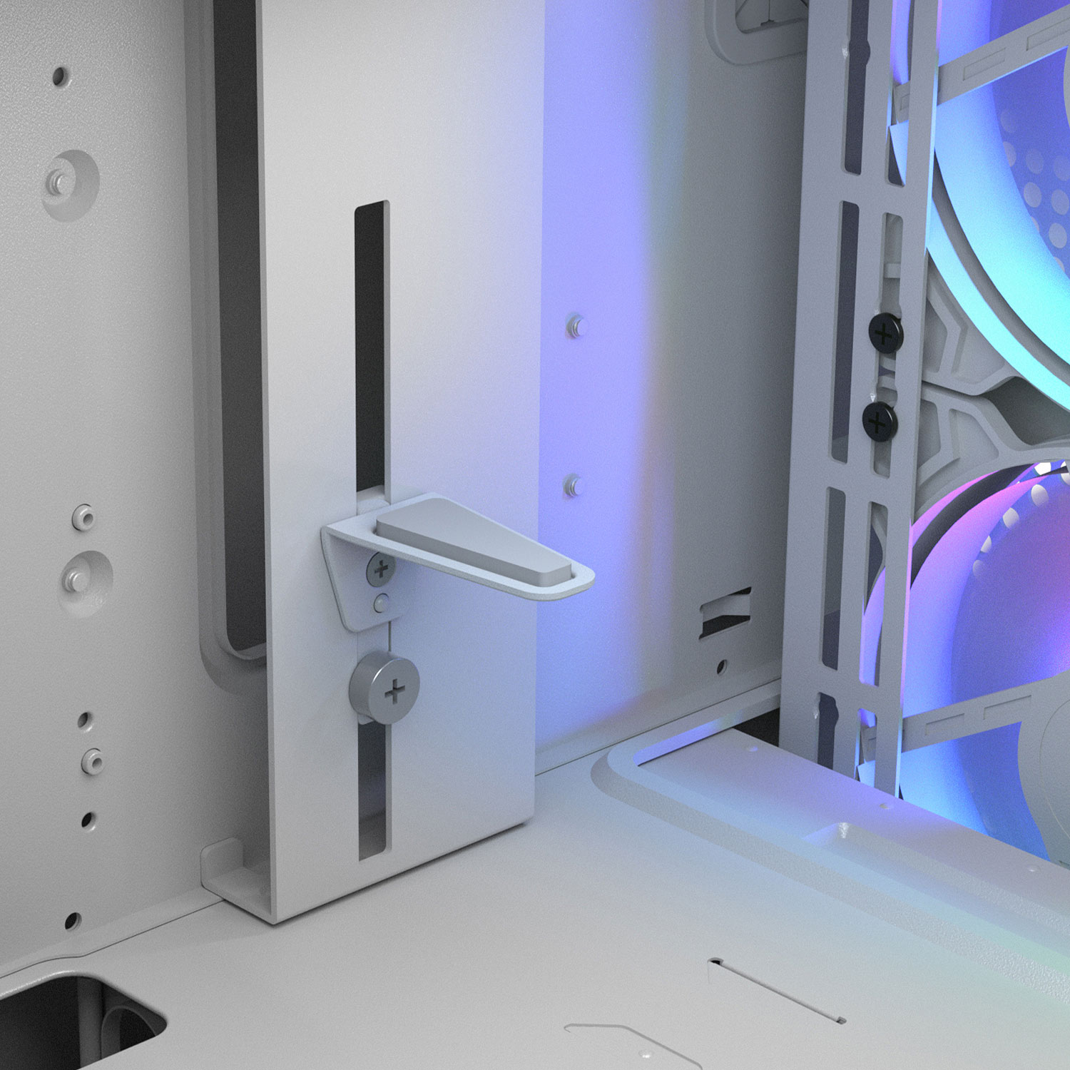 Кутия COUGAR DUOFACE PRO White RGB Mid-Tower Case