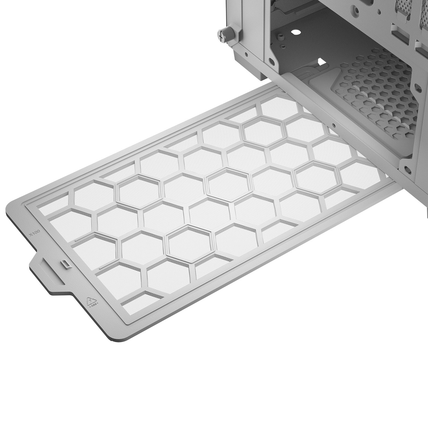 Кутия COUGAR DUOFACE PRO White RGB Mid-Tower Case
