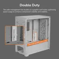 Кутия COUGAR DUOFACE PRO White RGB Mid-Tower Case
