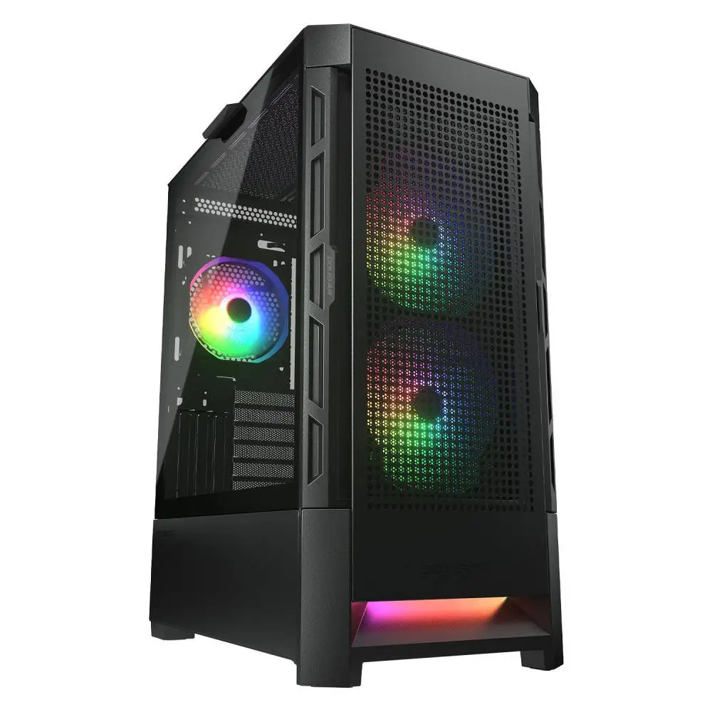 Кутия COUGAR DUOFACE RGB Mid-Tower Case Black - CGR-5ZD1B-RGB