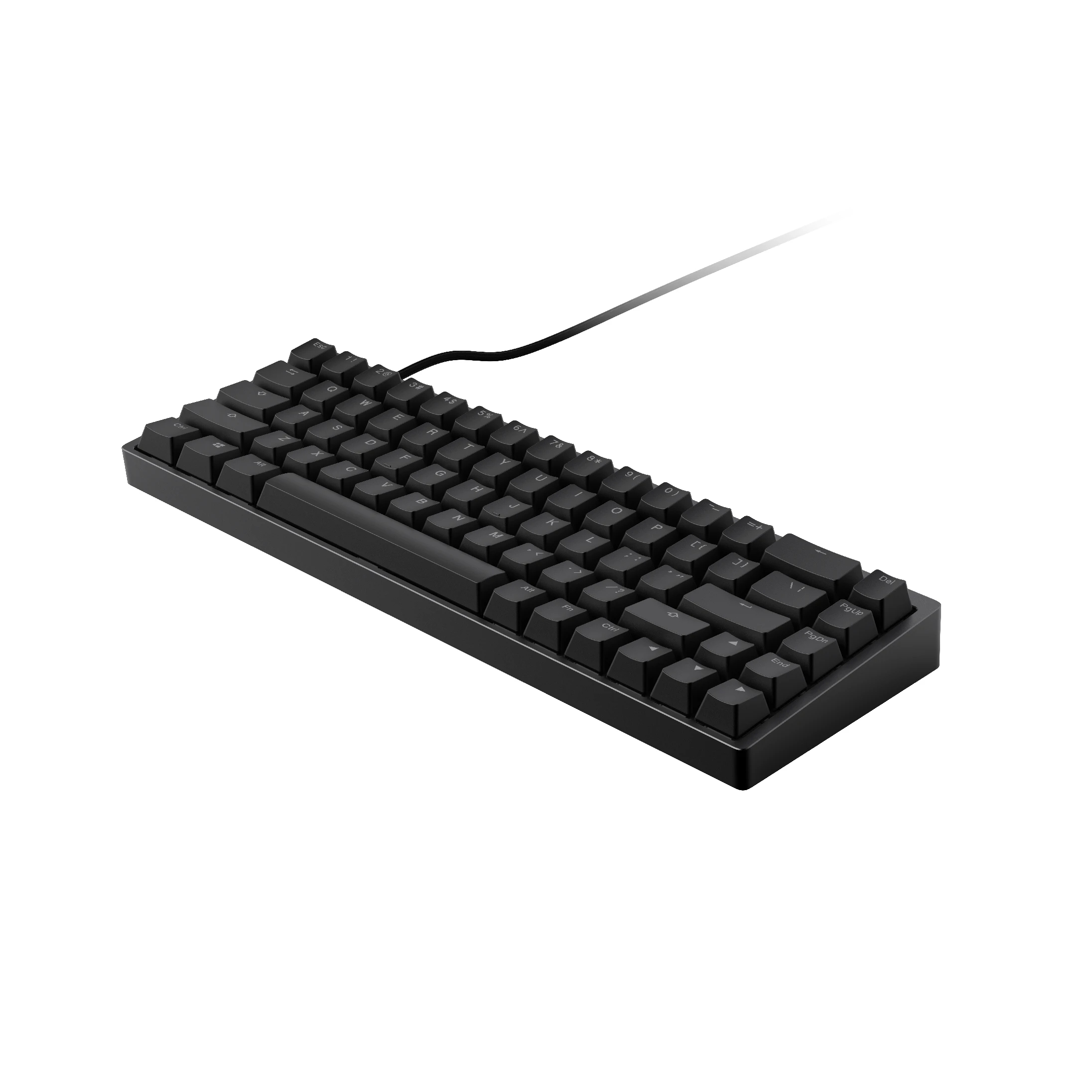 Геймърска механична клавиатура Endgame Gear KB65HE - Gateron Magnetic Switches, Hall Effect, RGB - Black
