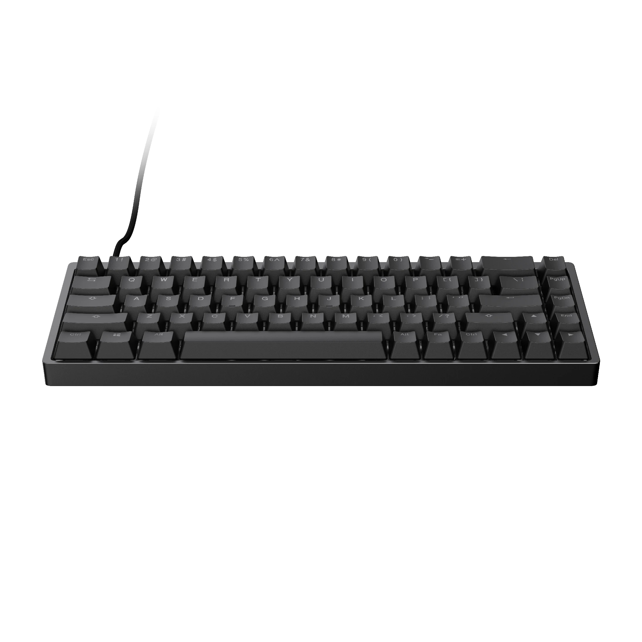 Геймърска механична клавиатура Endgame Gear KB65HE - Gateron Magnetic Switches, Hall Effect, RGB - Black