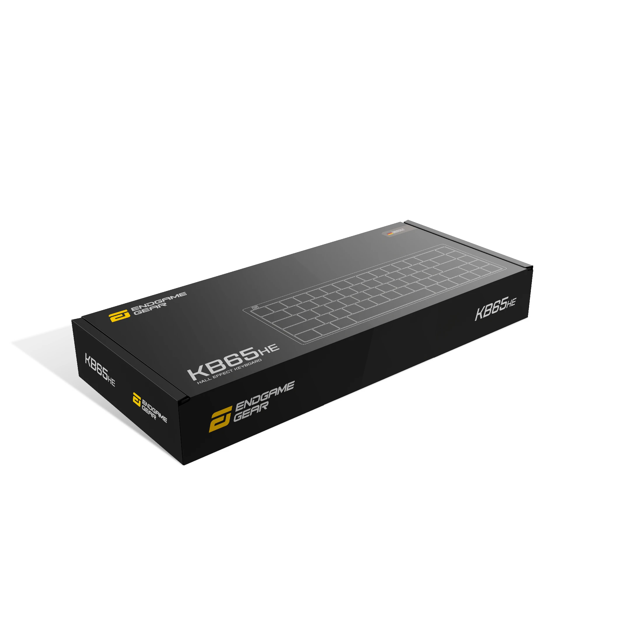 Геймърска механична клавиатура Endgame Gear KB65HE - Gateron Magnetic Switches, Hall Effect, RGB - Black