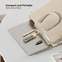 Unitek хъб USB-C/USB-A 3.0 HUB 4 port, Bi-Directional, Detachable Cable, White - H1319AWH01
