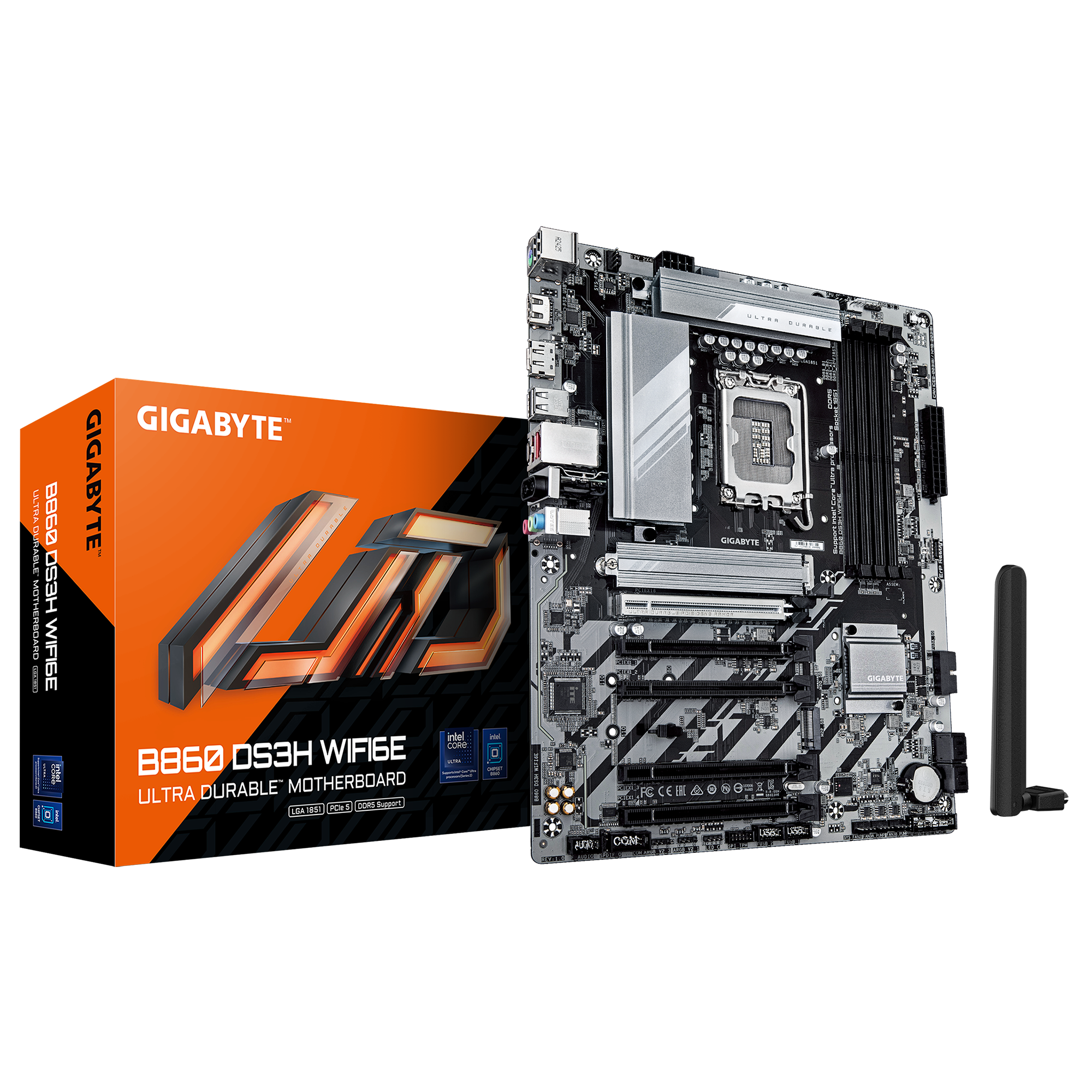 Дънна платка Gigabyte B860 DS3H WIFI 6E LGA1851