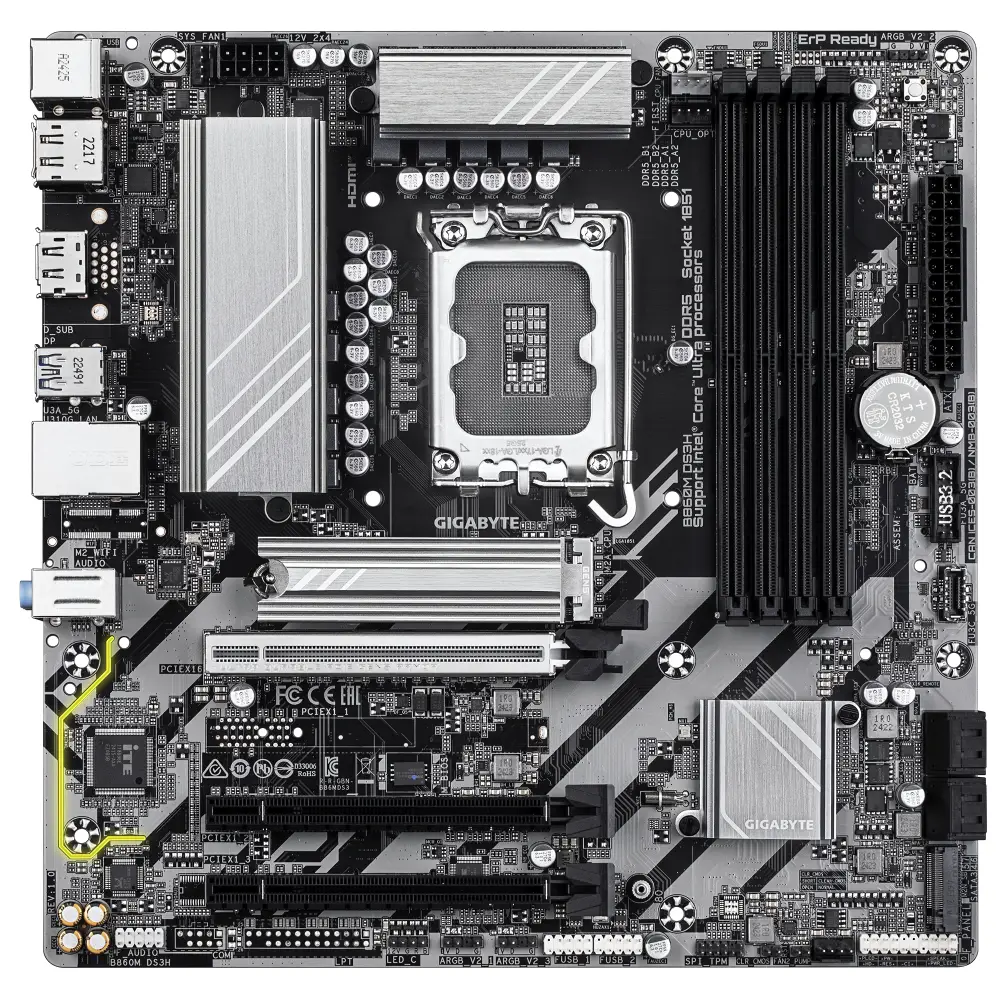 Дънна платка Gigabyte B860M DS3H LGA1851