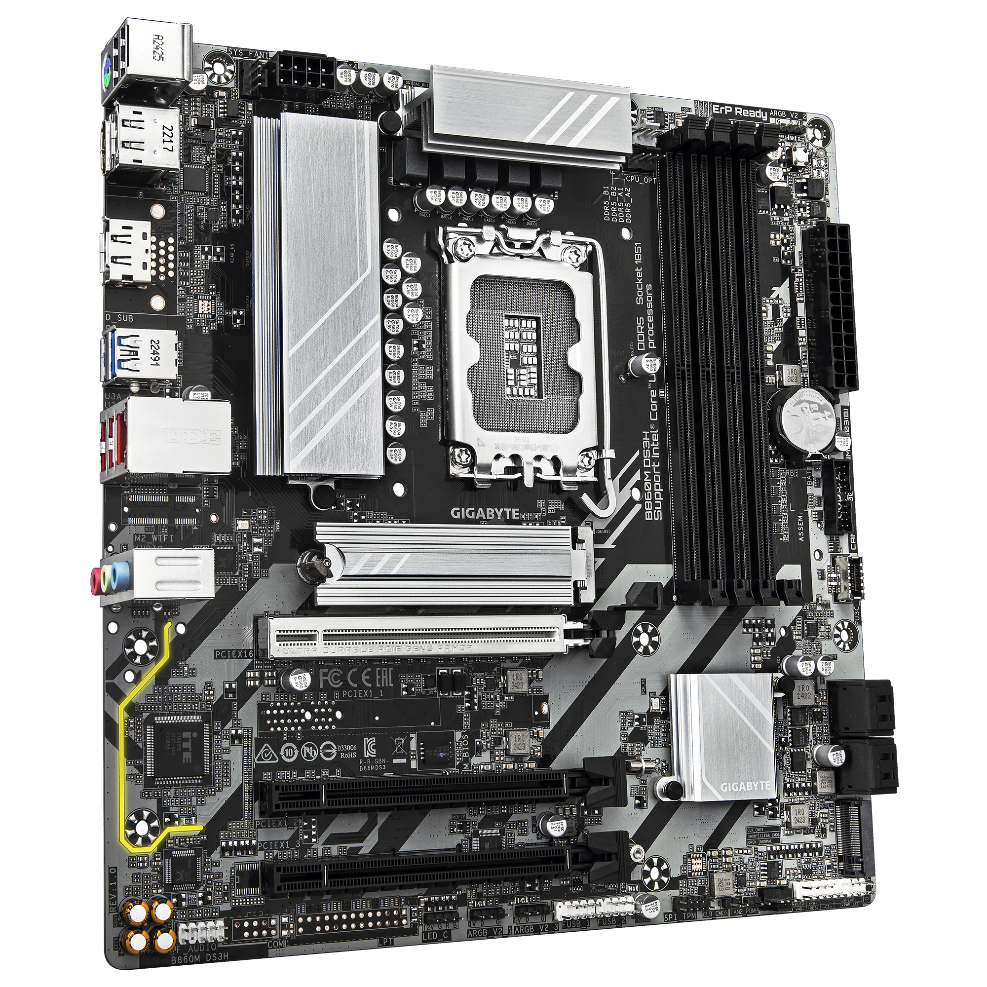Дънна платка Gigabyte B860M DS3H LGA1851