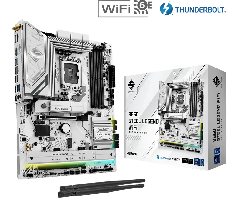 Дънна платка ASRock B860 STEEL LEGEND WIFI 6E LGA1851