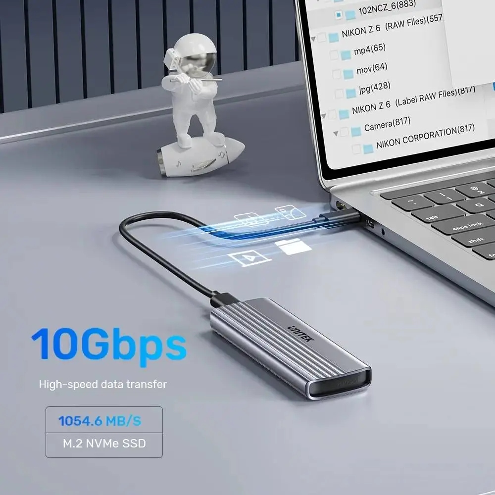 Unitek външна кутия за диск Storage - Case - M.2 NVMe M-key 10 Gbps - S1241B