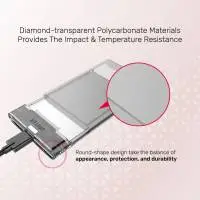 Unitek прозрачна външна кутия за диск Storage Case - DiskGuard Limpid R - 2.5 inch USB 3.0 transparent - S1103A