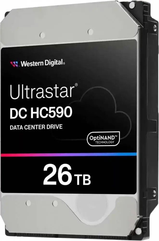 Твърд диск WD Ultrastar DC HC590 512E SE NP3, 26TB, 7200rpm, SATA - WUH722626ALE6L4