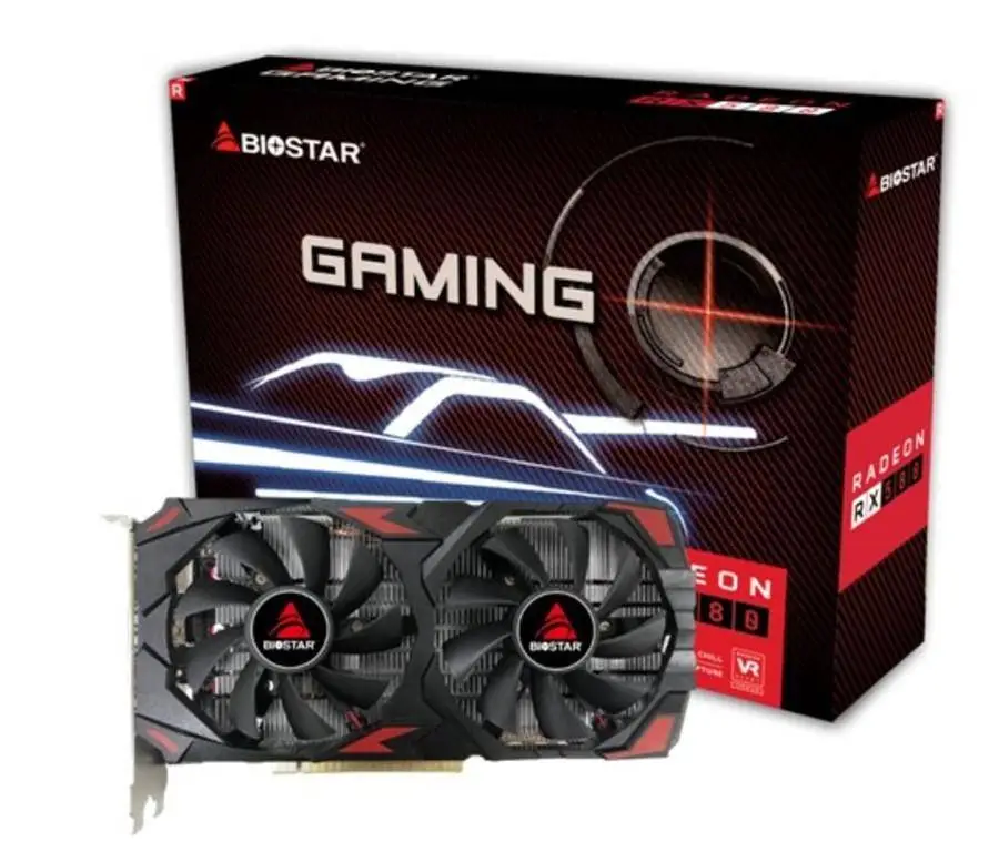 Carte graphique Biostar AMD Radeon RX 580 8GB GDDR5