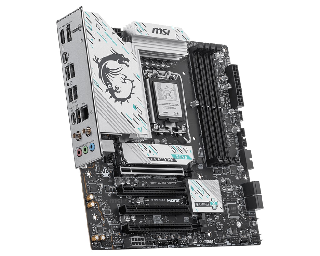 Дънна платка MSI B860M GAMING PLUS WIFI LGA1851