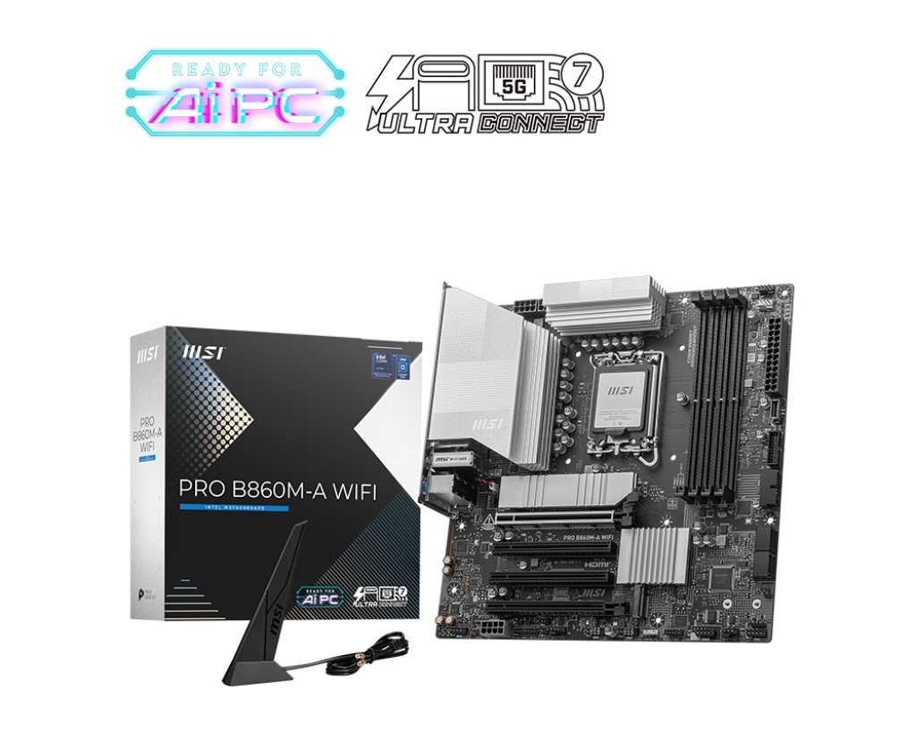 Дънна платка MSI PRO B860M-A WIFI LGA1851