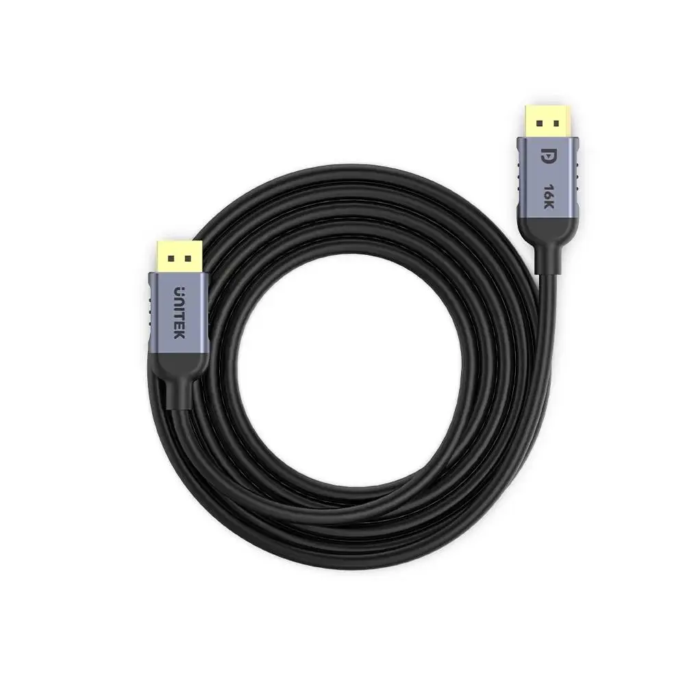 Unitek кабел Display Port 2.1 DP M / M - 8K@120Hz, Black - C1626GY-2M
