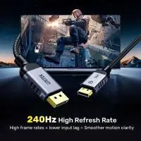 Unitek кабел Display Port 2.1 DP M / M - 8K@120Hz, Black - C1626GY-2M