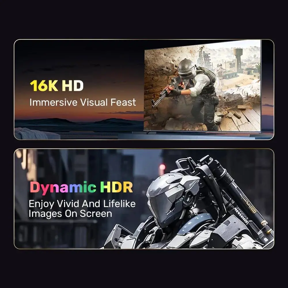 Unitek кабел Display Port 2.1 DP M / M - 8K@120Hz, Black - C1626GY-2M