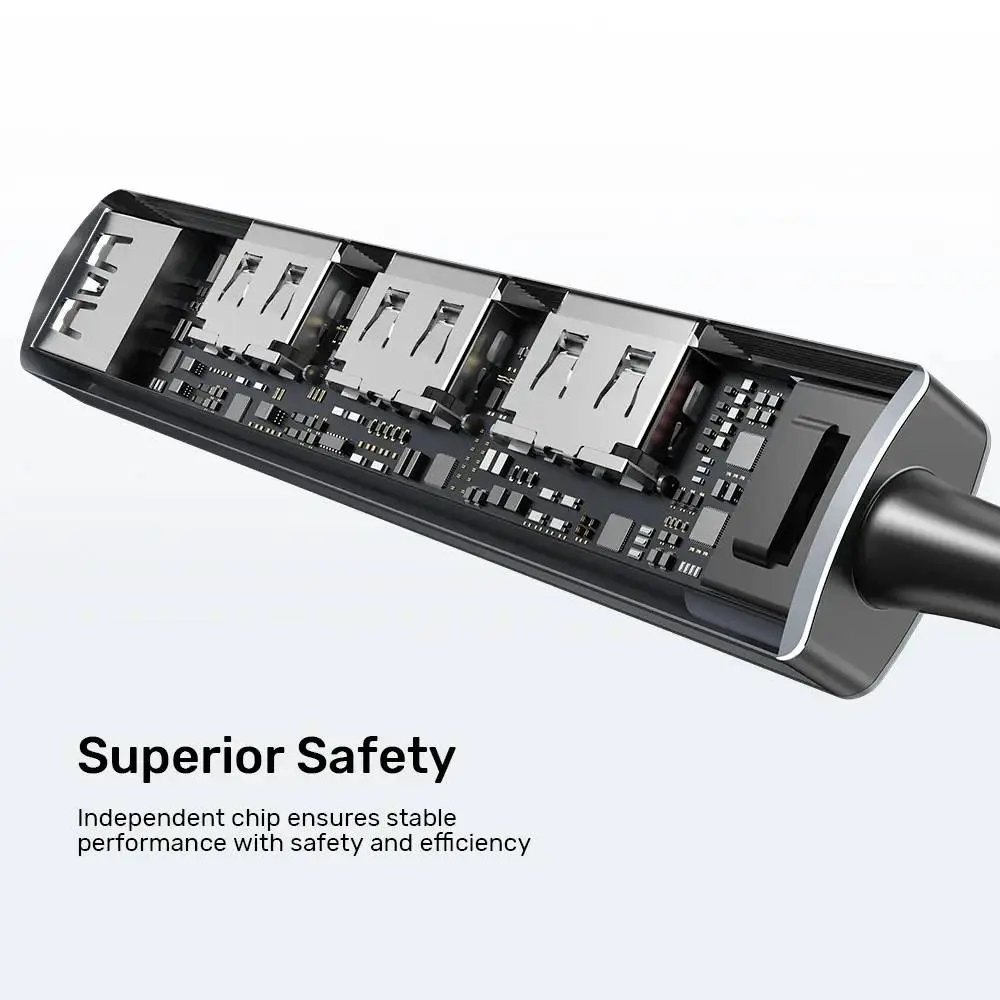 Unitek хъб USB3.0/2.0 HUB 4 port - USB-C input - H1208B