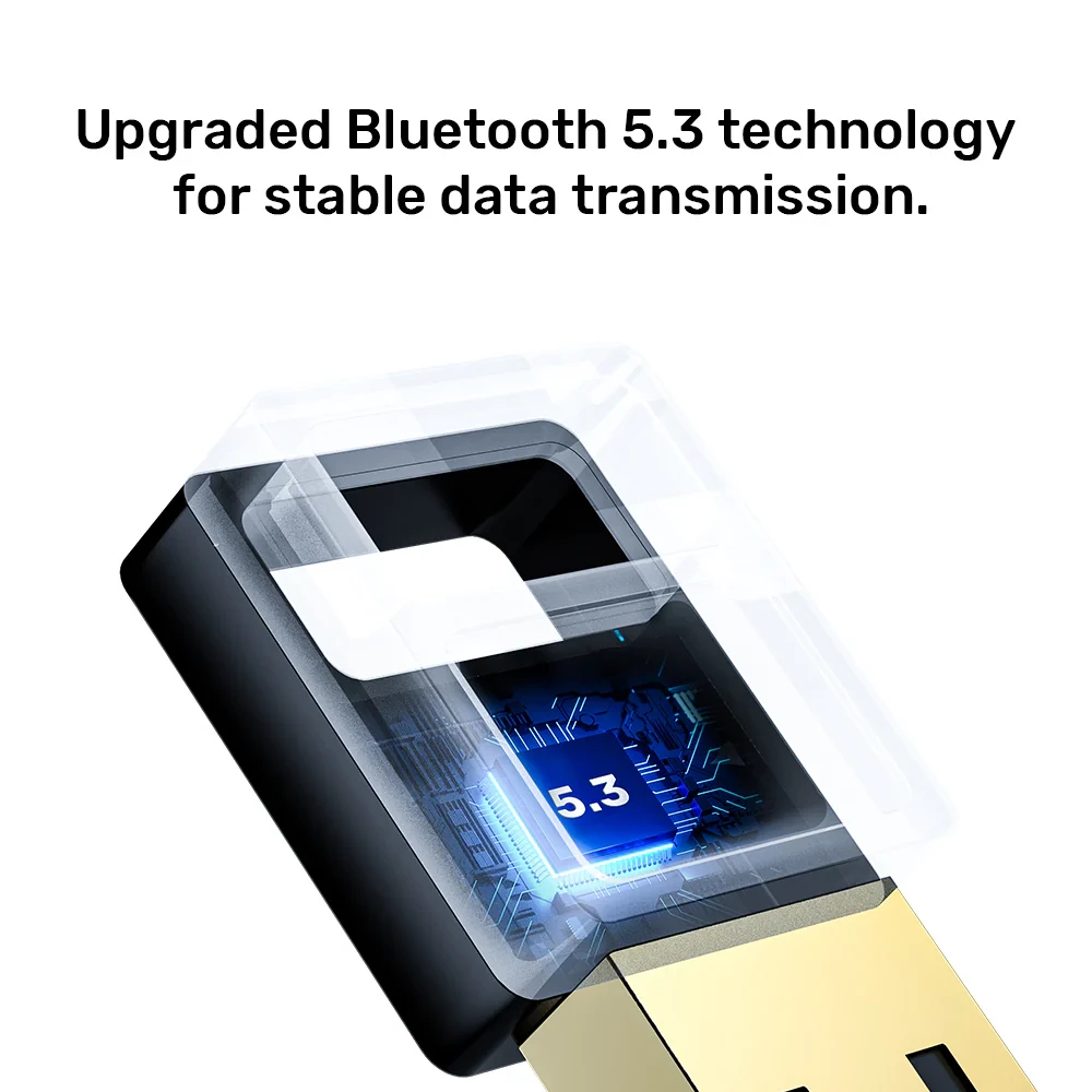 Unitek блутут адаптер Bluetooth 5.3 USB adapter, black - B105B