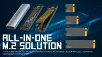Unitek външна кутия за диск Storage - Case - M.2 NVMe/SATA M/B key - USB-C 10Gbps - S1230A