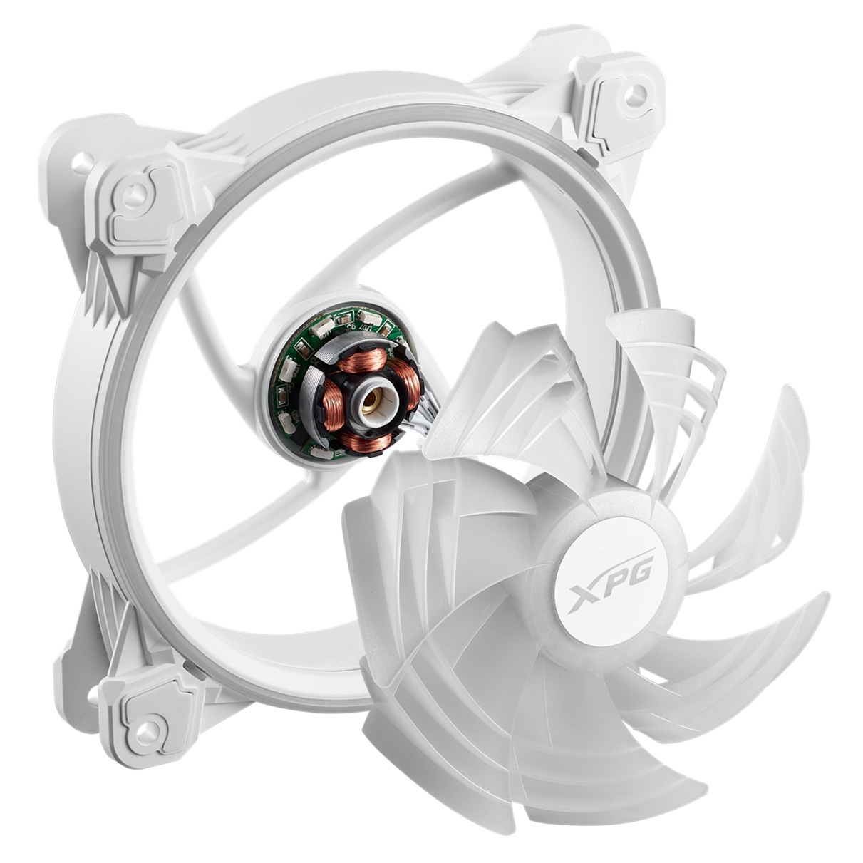 Вентилатор ADATA HURRICANE 120 ARGB PWM White