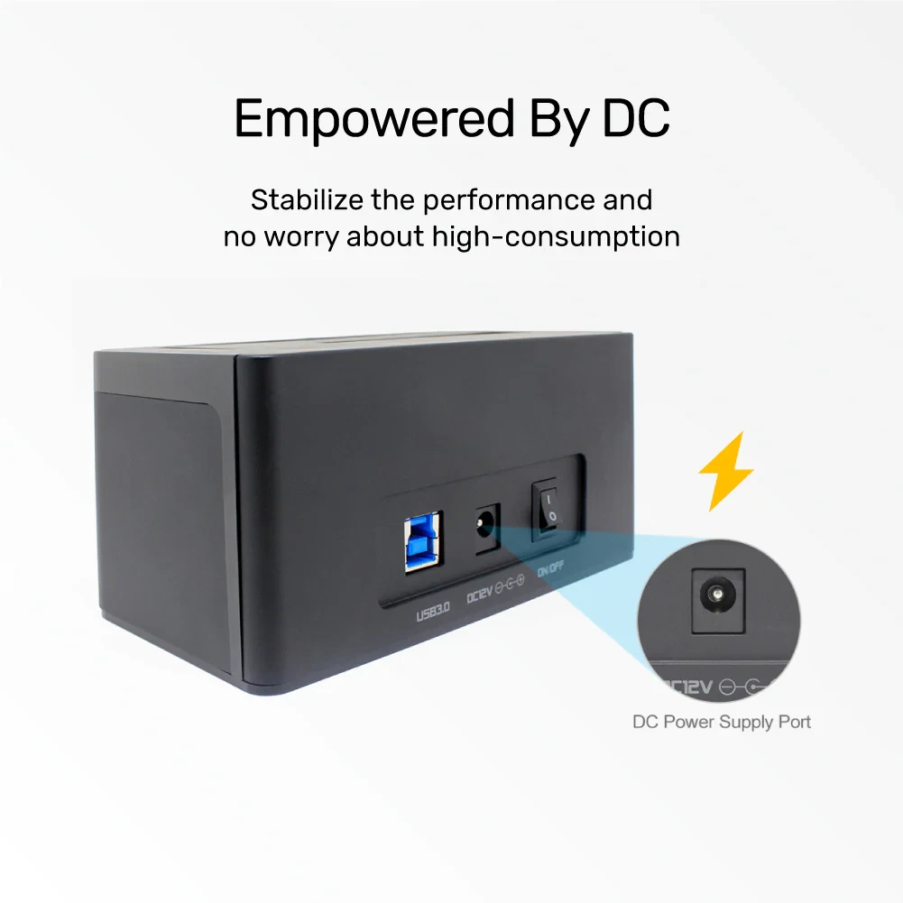 Unitek докинг станция Storage - HDD/SSD Dock - 2.5 and 3.5 inch USB3.0 - Y-1078