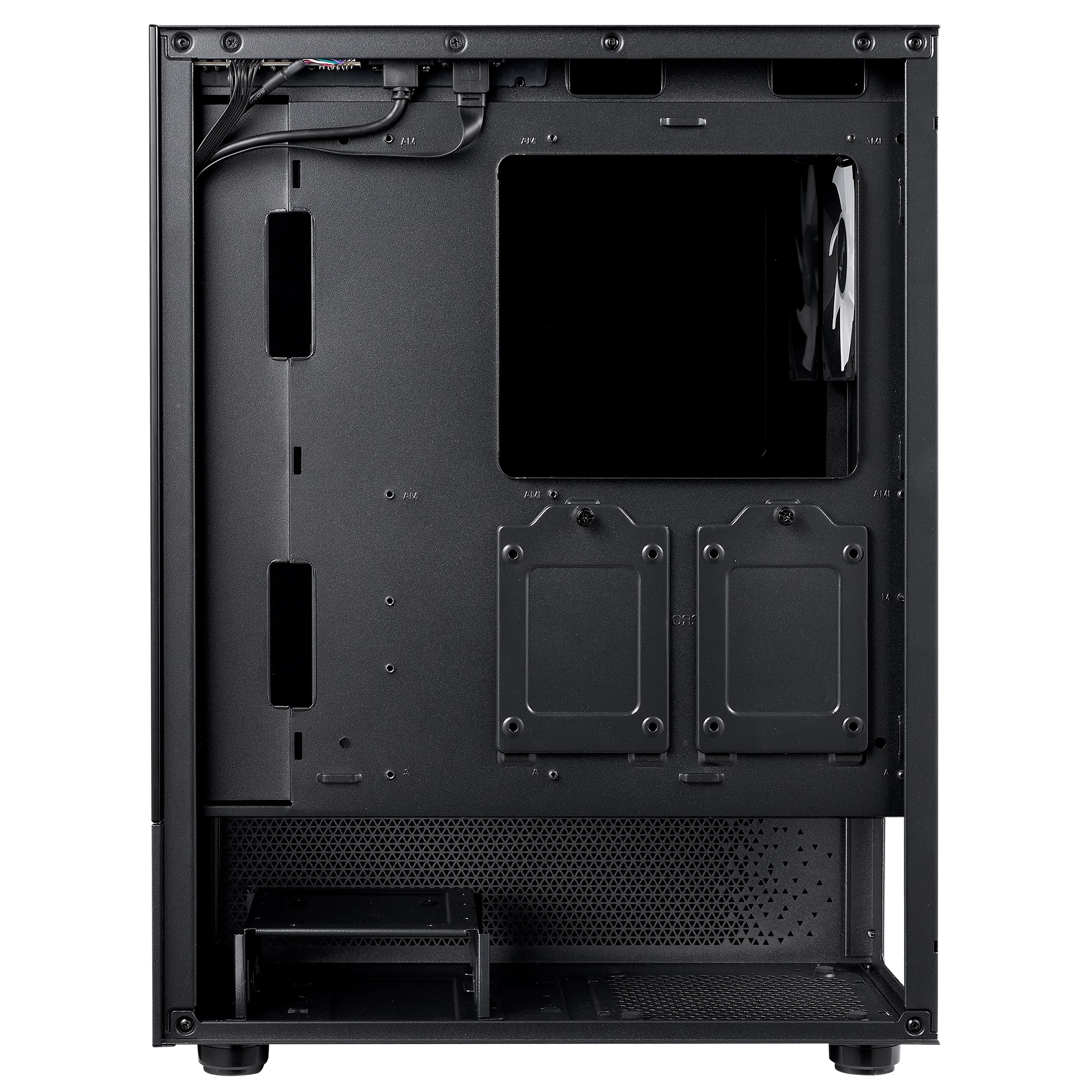 Кутия ADATA INVADER X MINI Black Mid-Tower Case, 5 x 120 mm ARGB Fans