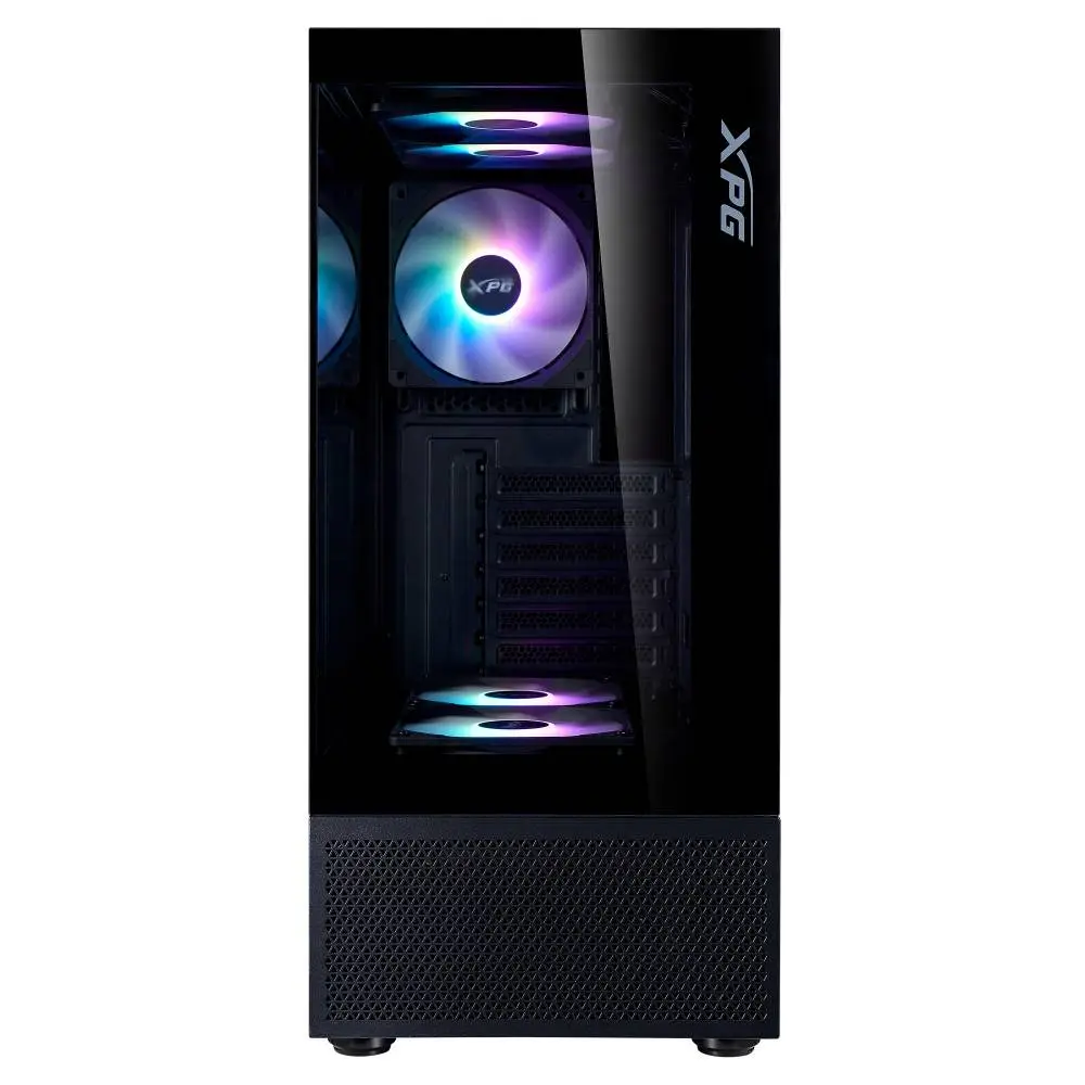 Кутия ADATA INVADER X MINI Black Mid-Tower Case, 5 x 120 mm ARGB Fans