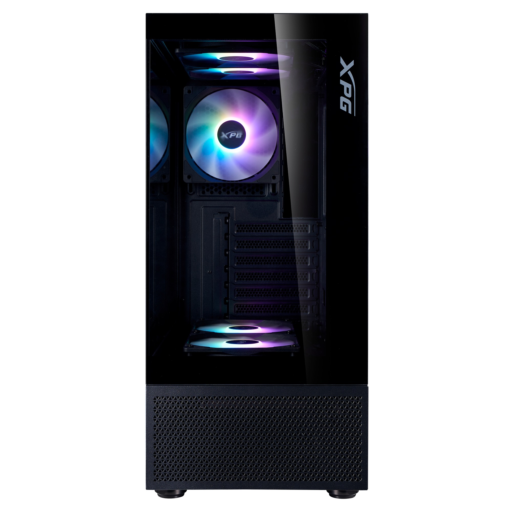 Кутия ADATA INVADER X MINI Black Mid-Tower Case, 5 x 120 mm ARGB Fans