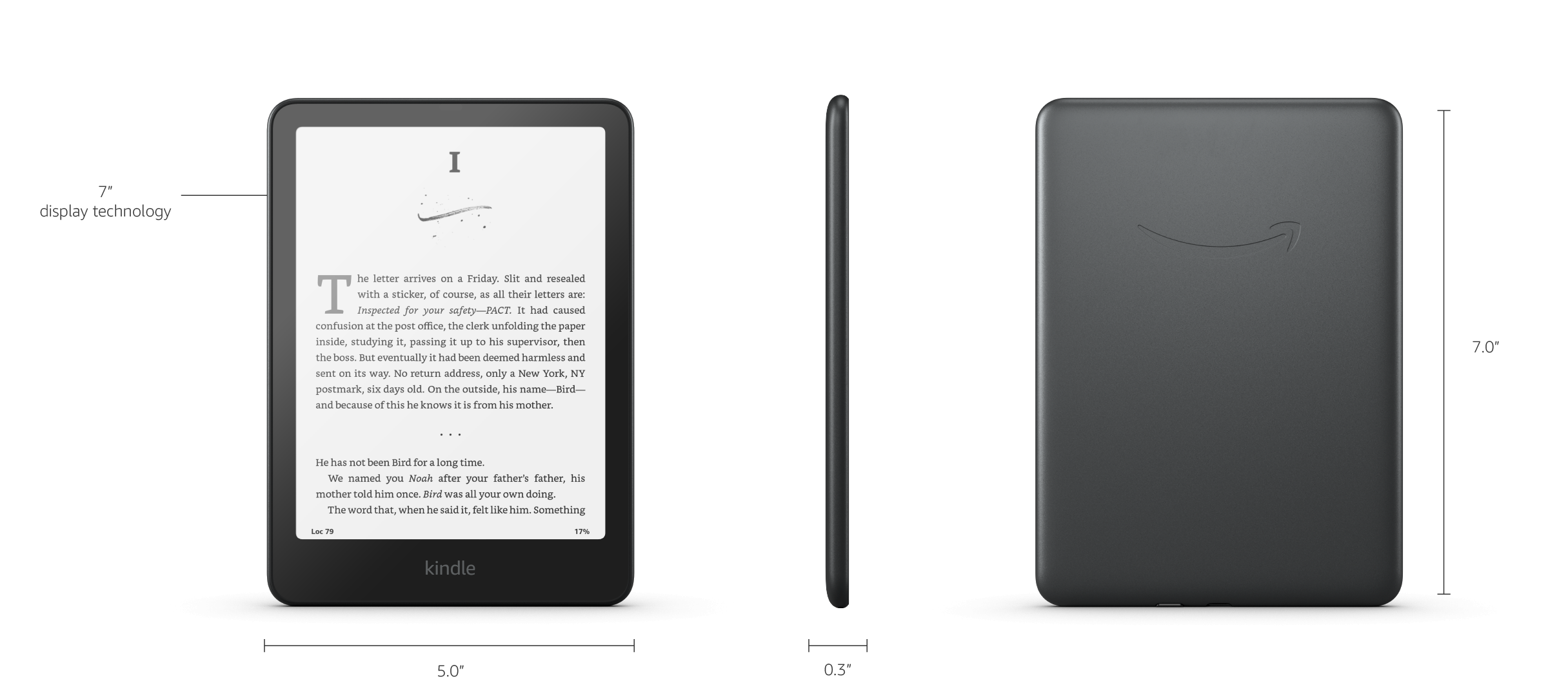 eBook четец Kindle Paperwhite Signature Edition 7", 32GB, 2024, 12 генерация, IPX8, metallick black