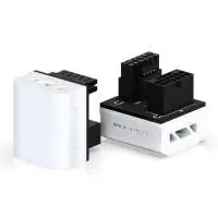 EZDIY-FAB адаптер за видеокарта 12VHPWR 600W - RVS 180&deg; Black