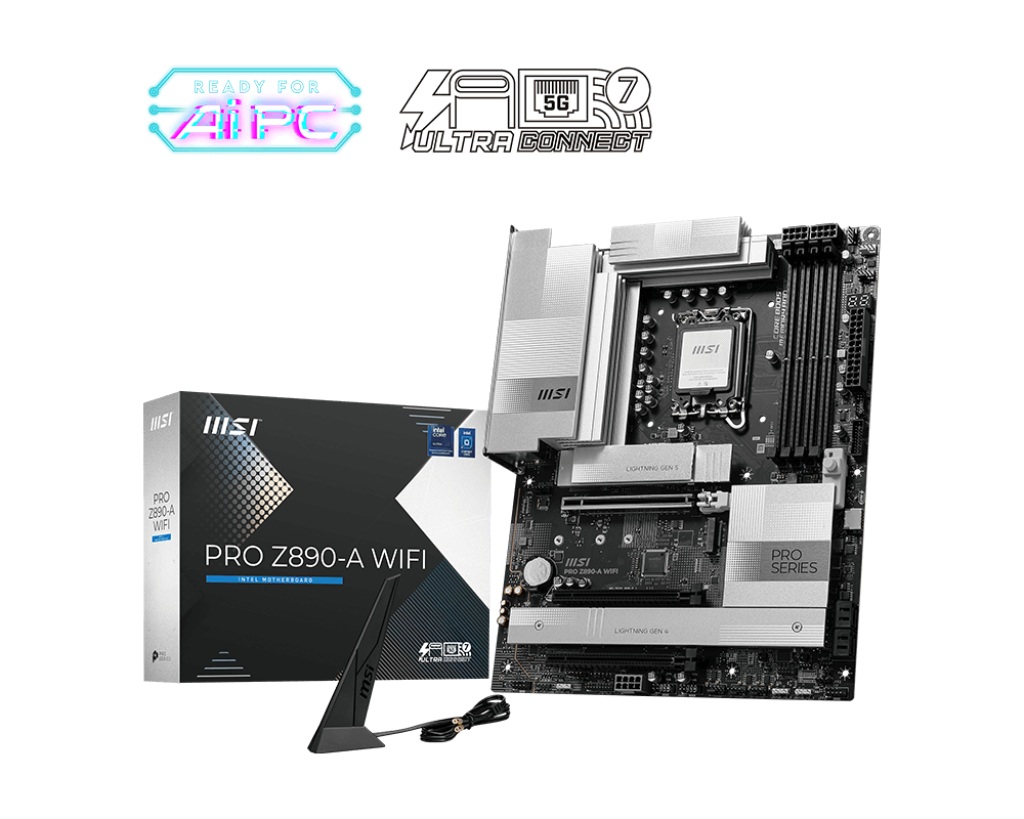 Дънна платка MSI PRO Z890-A WIFI LGA1851 - 911-7E32-004