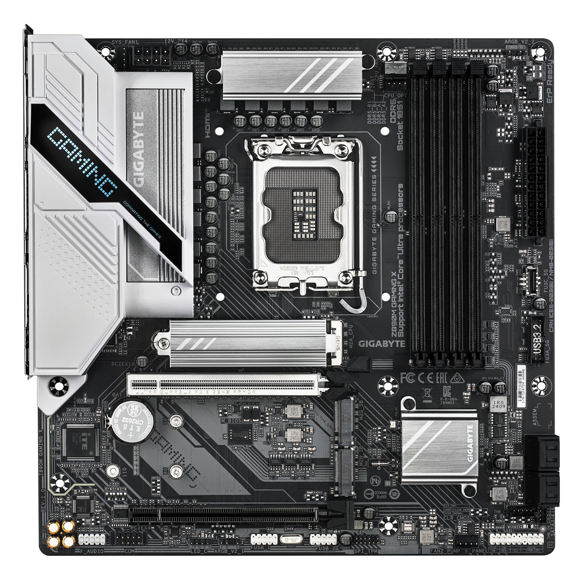 Дънна палтка Gigabyte Z890M A GAMING X LGA1851