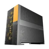 Кутия Geometric Future Model 5 Vent Black/Yellow Case EATX - 5 x 140 mm aRGB fans included