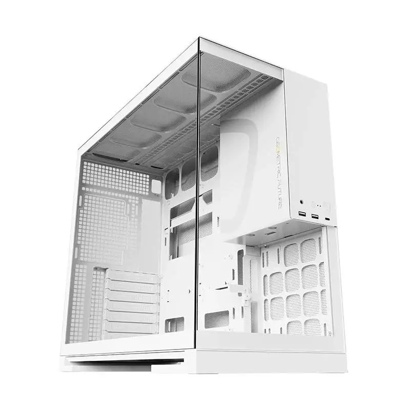 Кутия Geometric Future Model 5 White Case EATX - 5 x 140 mm aRGB fans included