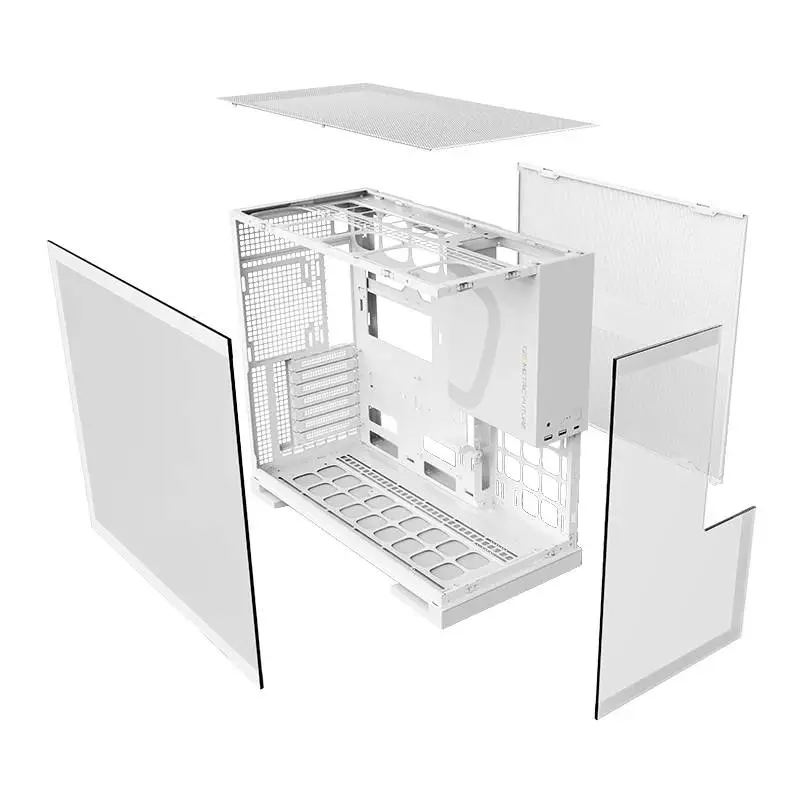 Кутия Geometric Future Model 5 White Case EATX - 5 x 140 mm aRGB fans included