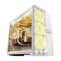 Кутия Geometric Future Model 5 Vent White Case EATX - 5 x 140 mm aRGB fans included