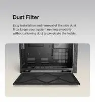 Кутия Geometric Future Model 5 Vent White Case EATX - 5 x 140 mm aRGB fans included