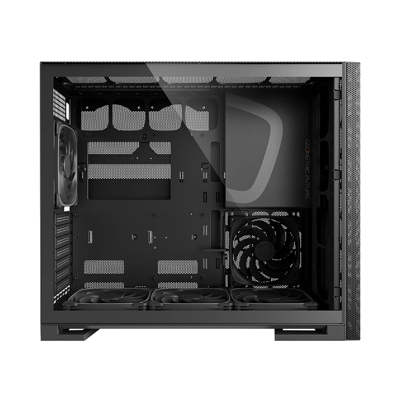 Кутия Geometric Future Model 5 Vent Black Case EATX - 5 x 140 mm aRGB fans included
