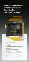 Кутия Geometric Future Model 5 Vent Black Case EATX - 5 x 140 mm aRGB fans included