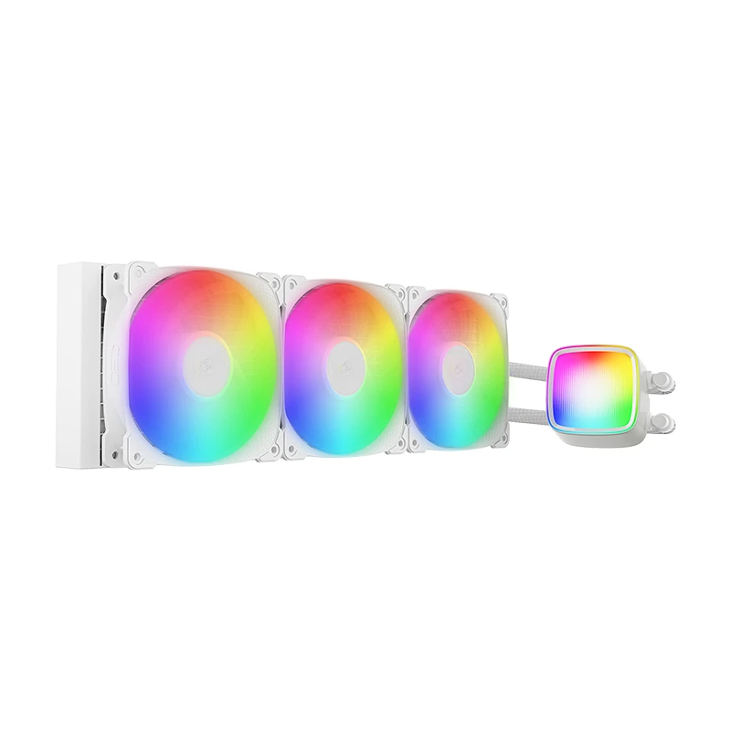 Водяное охлаждение Geometric Future Eskimo Pro 360 White Water Cooling ARGB