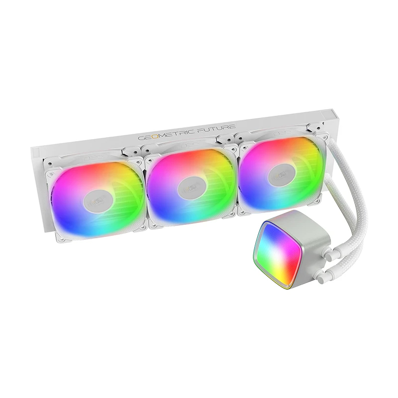 Водяное охлаждение Geometric Future Eskimo Pro 360 White Water Cooling ARGB