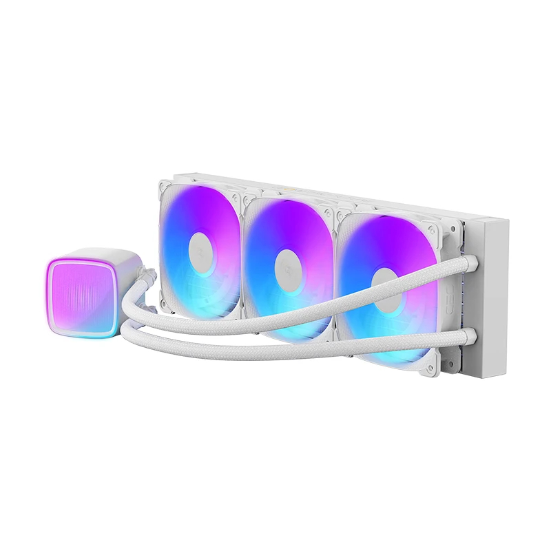 Водяное охлаждение Geometric Future Eskimo Pro 360 White Water Cooling ARGB