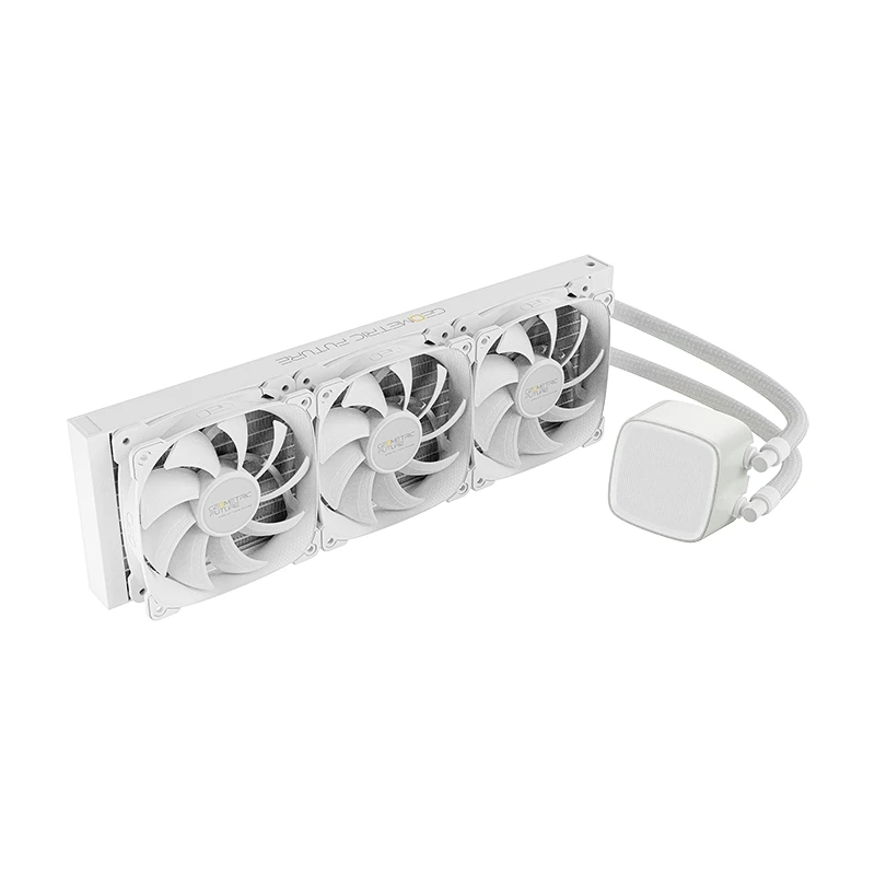 Водяное охлаждение Geometric Future Eskimo Pro 360 White Water Cooling ARGB