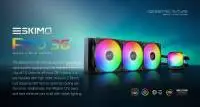 Водно охлаждане Geometric Future Eskimo Pro 360 Black Water Cooling ARGB