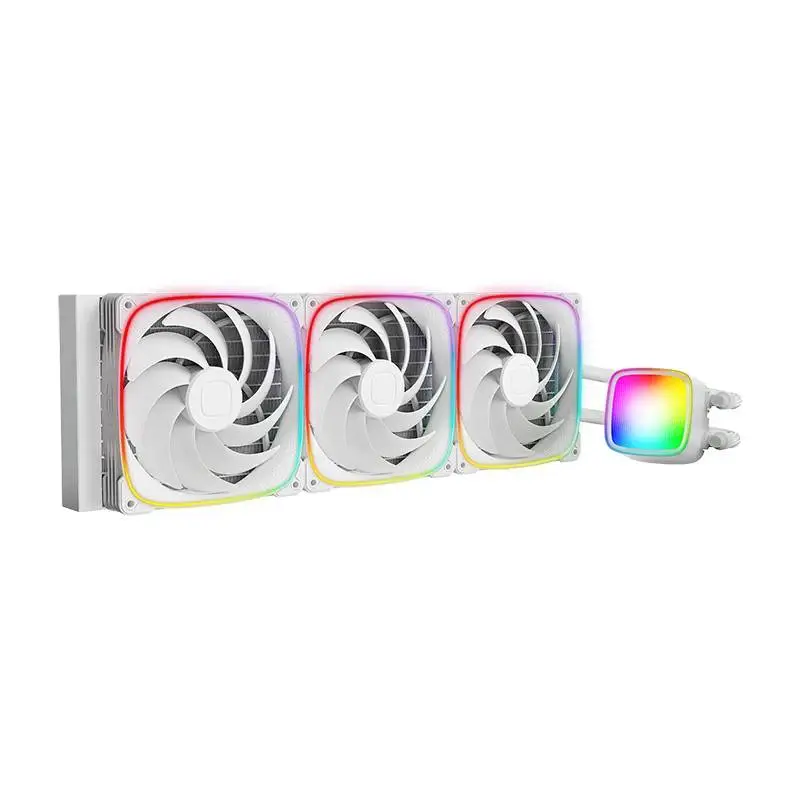 Водно охлаждане Geometric Future Eskimo Pro 420 White Water Cooling ARGB