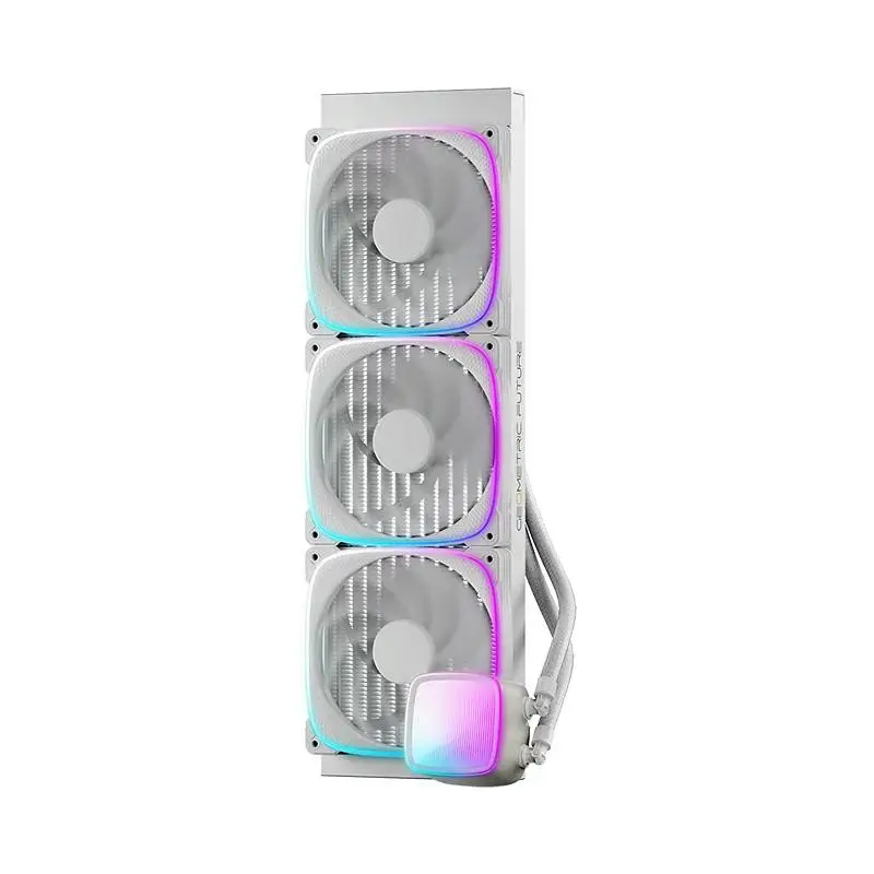 Водно охлаждане Geometric Future Eskimo Pro 420 White Water Cooling ARGB