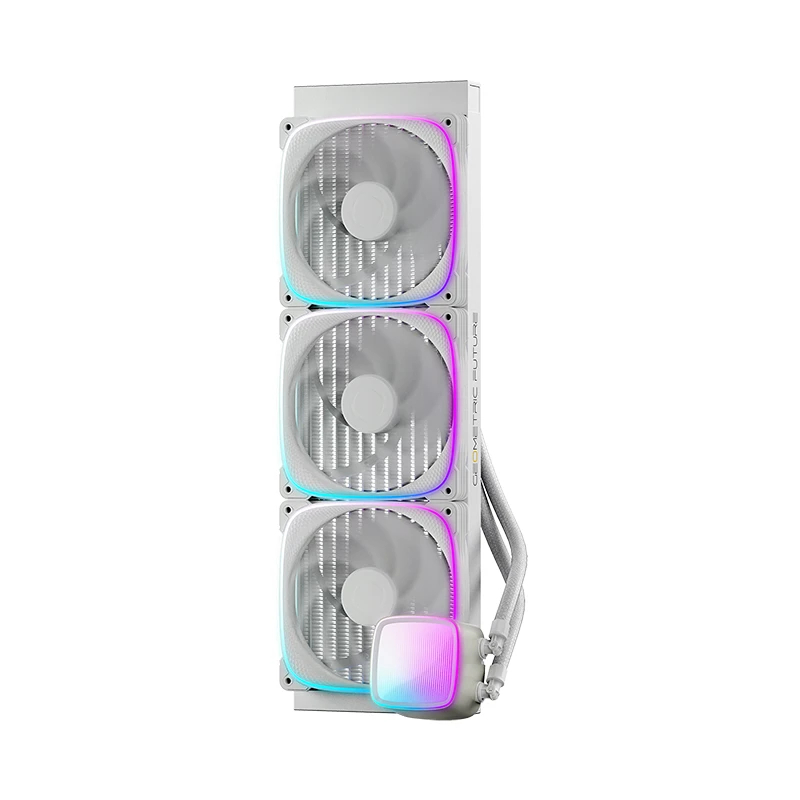 Водно охлаждане Geometric Future Eskimo Pro 420 White Water Cooling ARGB