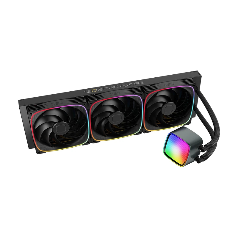 Водно охлаждане Geometric Future Eskimo Pro 420 Black Water Cooling ARGB